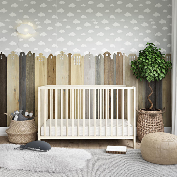Supreme firm crib mattress by Little Snuggles -  White  -  Crib & Toddler Mattress