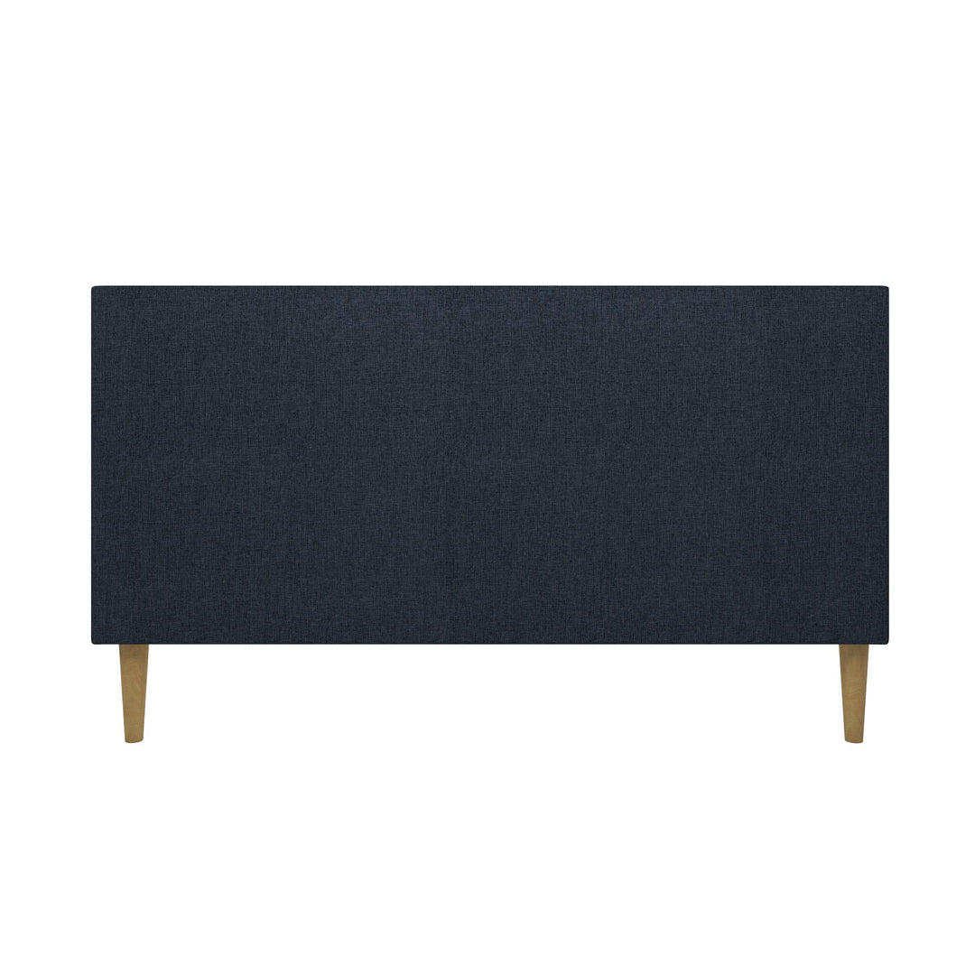 Franklin Mid Century Upholstered Daybed Contemporary Design - Blue Linen - Full
