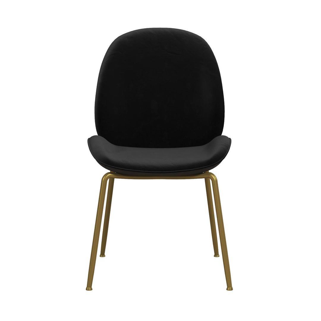 Astor Upholstered Dining Chair - Black
