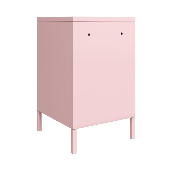 Cache 1 Door Metal Locker End Table - Bashful