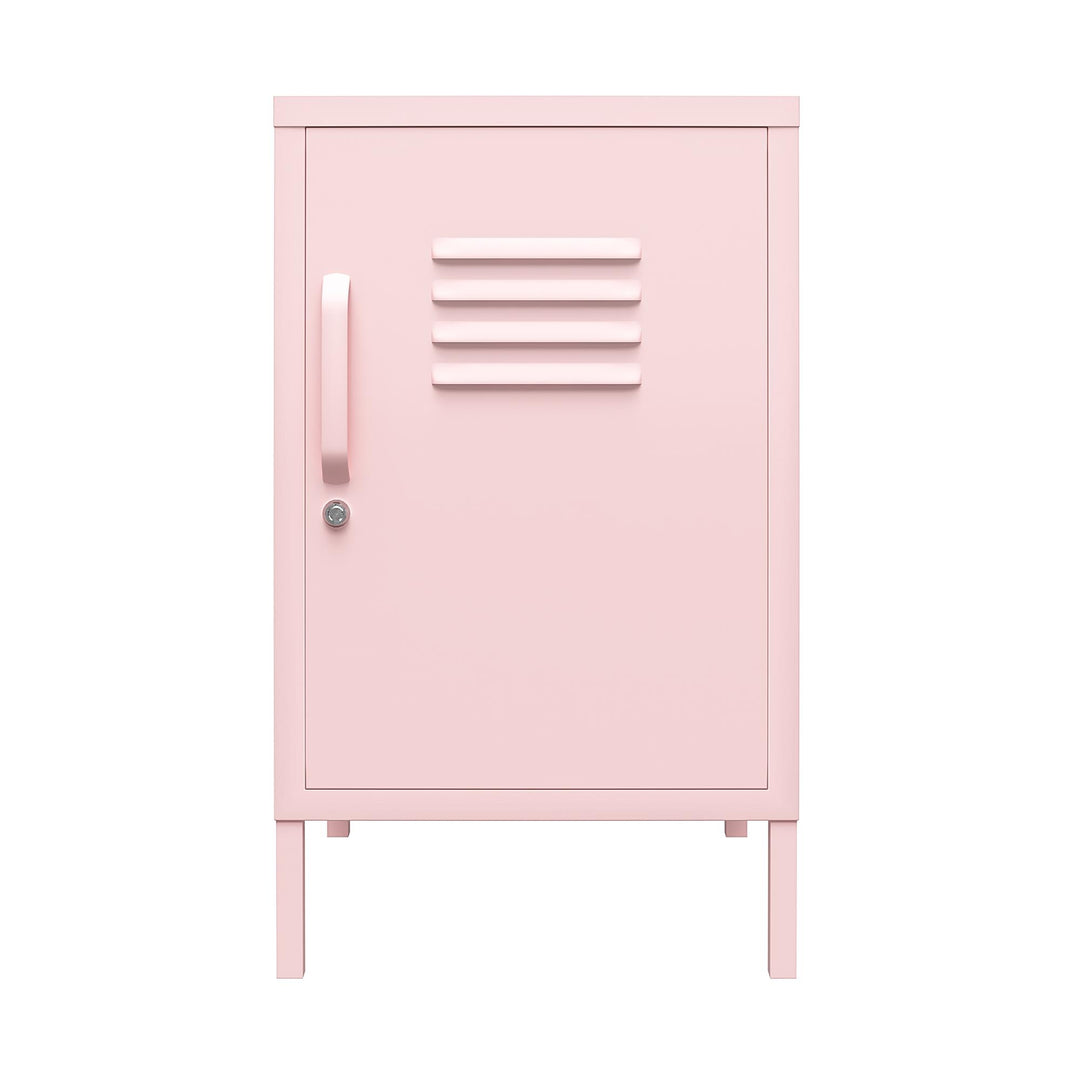 Cache 1 Door Metal Locker End Table - Bashful