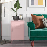 Cache 1 Door Metal Locker End Table