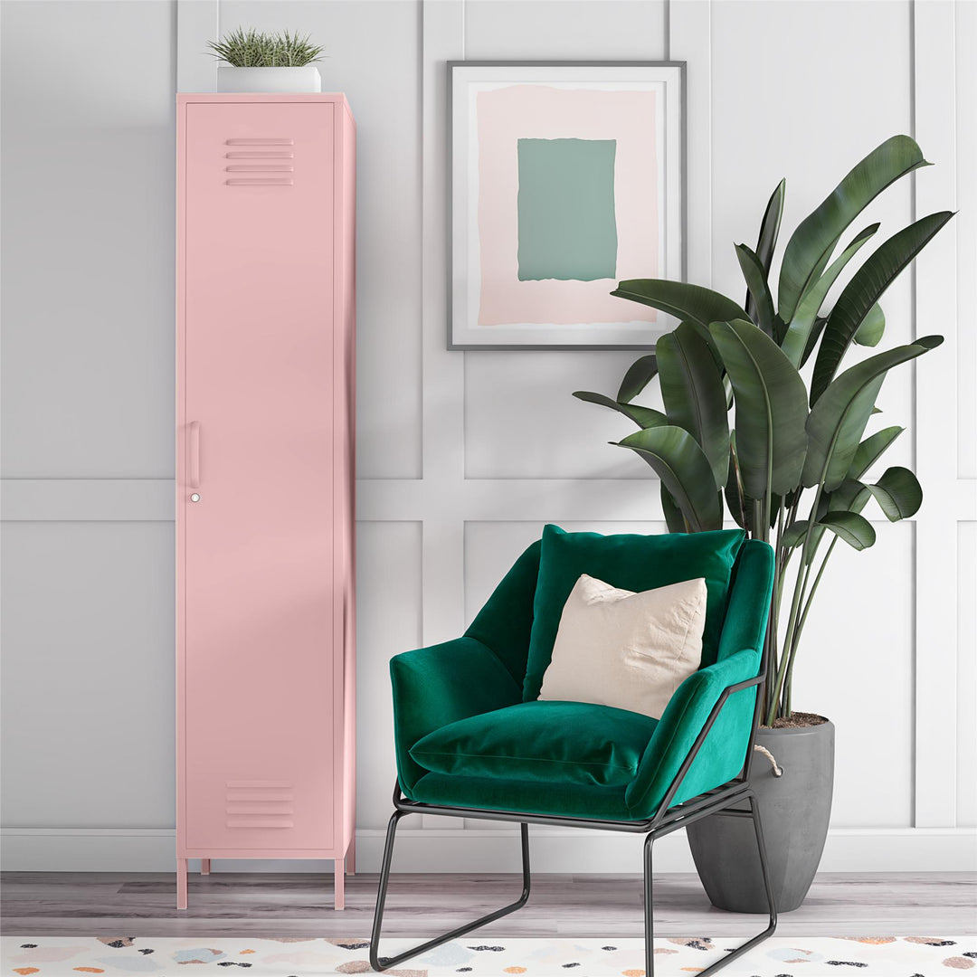 Cache Single Metal Locker Storage Cabinet - Bashful