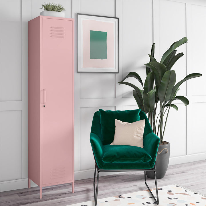 Cache Single Metal Locker Storage Cabinet - Bashful