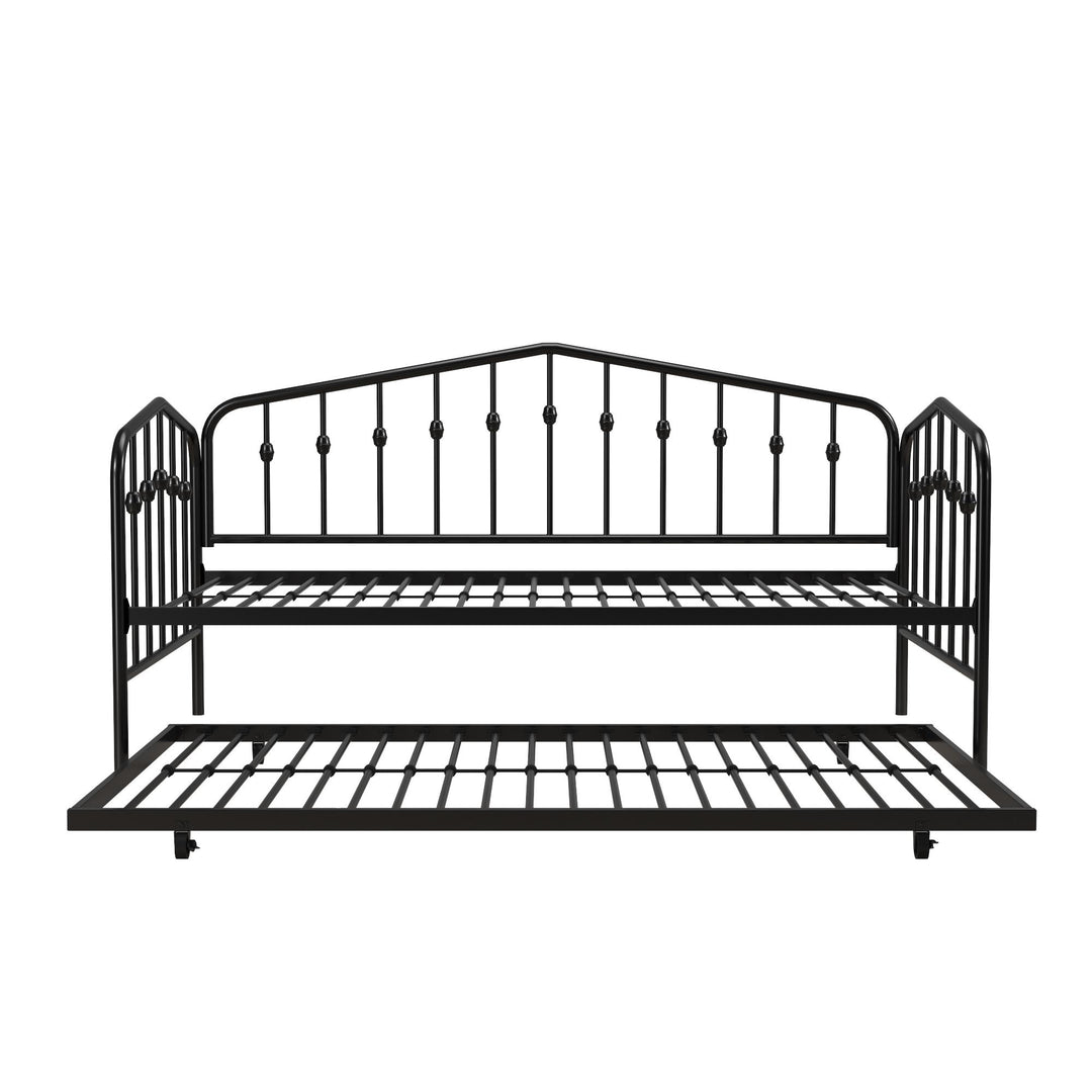 Bushwick Metal Daybed & Trundle - Black - Twin