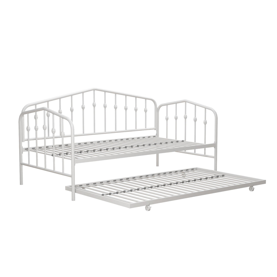 Bushwick Metal Daybed & Trundle - White - Twin