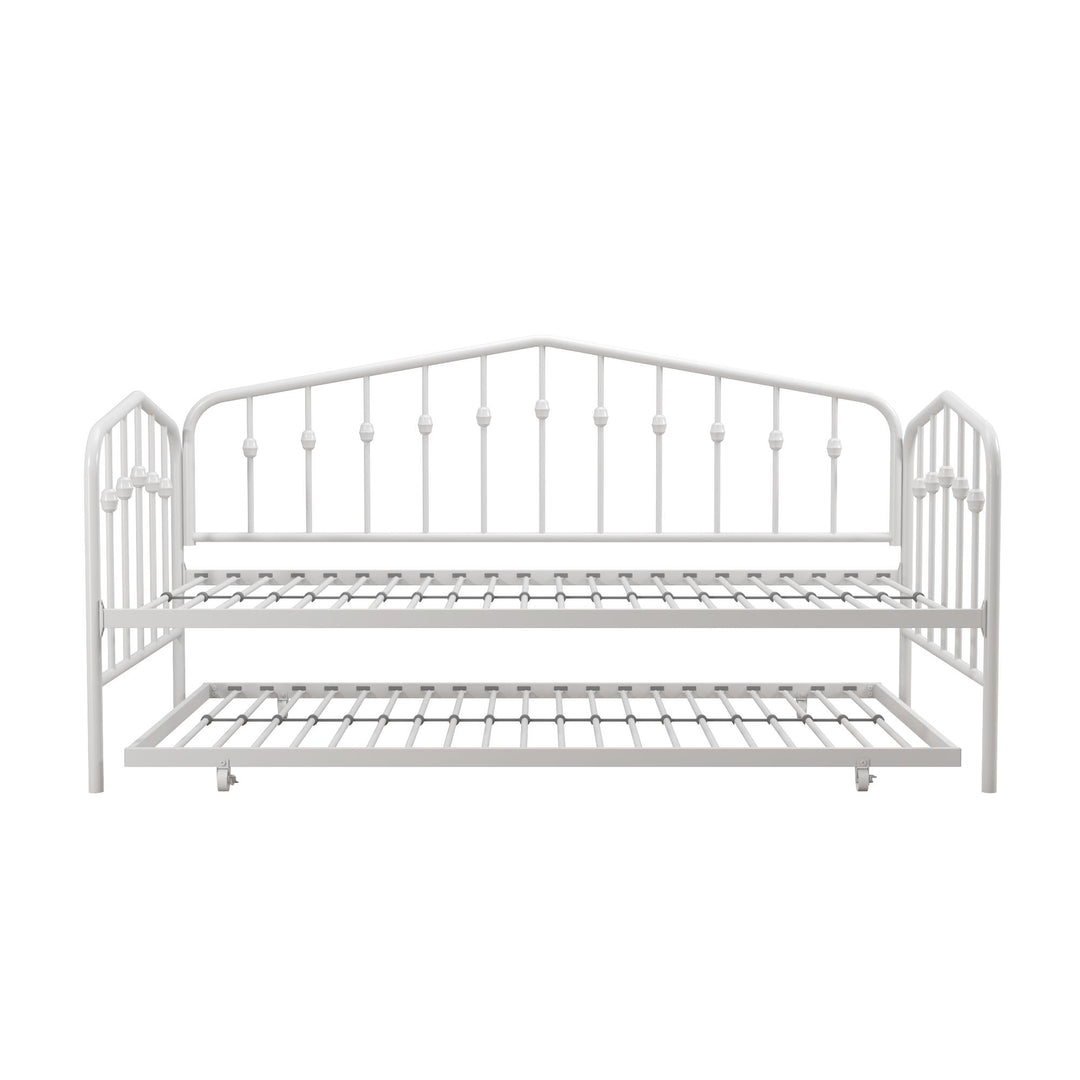 Bushwick Metal Daybed & Trundle - White - Twin