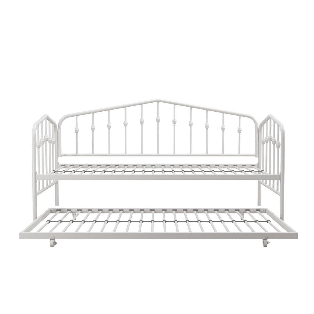 Bushwick Metal Daybed & Trundle - White - Twin