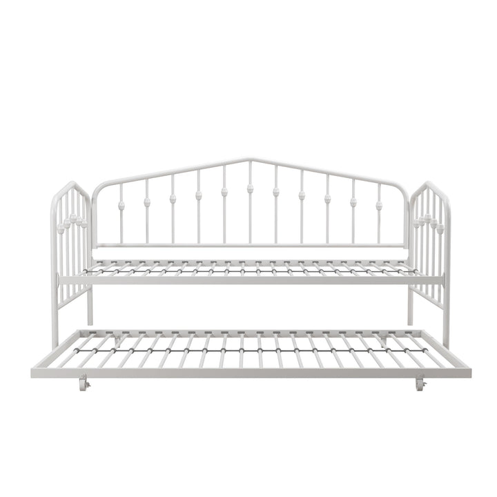 Bushwick Metal Daybed & Trundle - White - Twin