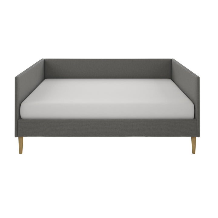 Franklin Mid Century Upholstered Daybed Contemporary Design - Gray - Queen