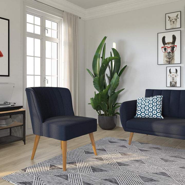 Brittany Accent Chair - Navy