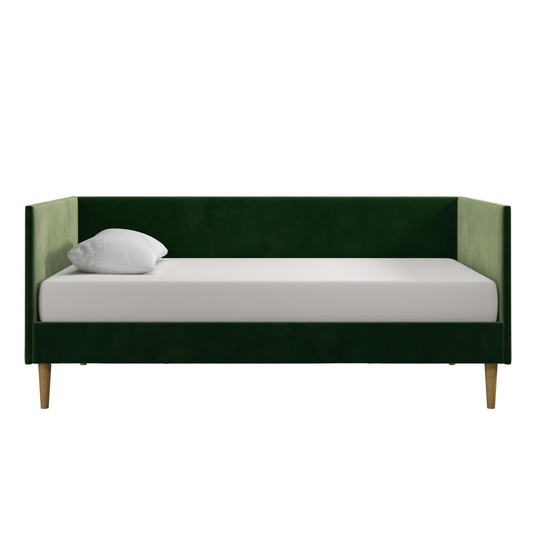 Franklin Mid Century Upholstered Daybed Contemporary Design - Green - Twin