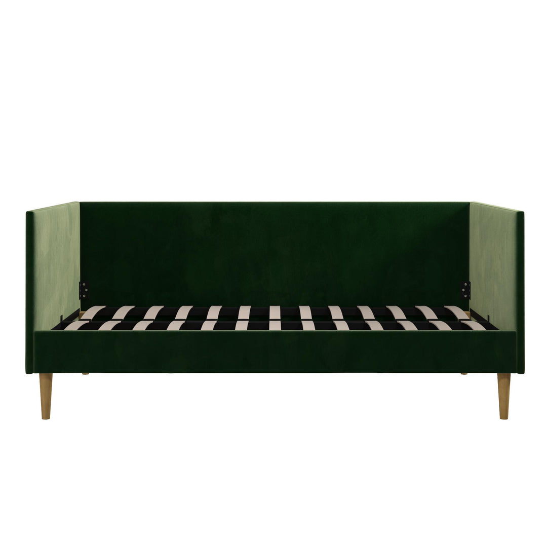 Franklin Mid Century Upholstered Daybed Contemporary Design - Green - Twin