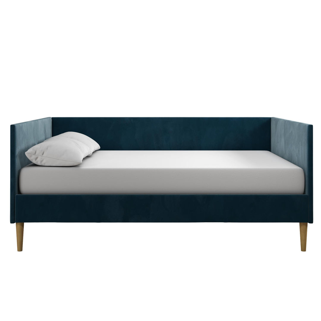 Franklin Mid Century Upholstered Daybed Contemporary Design - Blue - Full