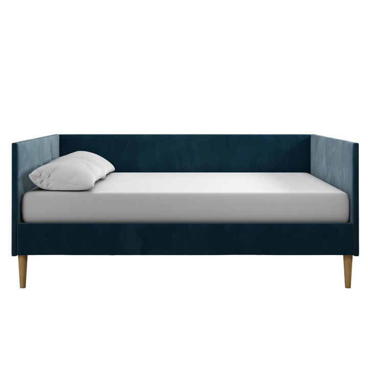 Franklin Mid Century Upholstered Daybed Contemporary Design - Blue - Full