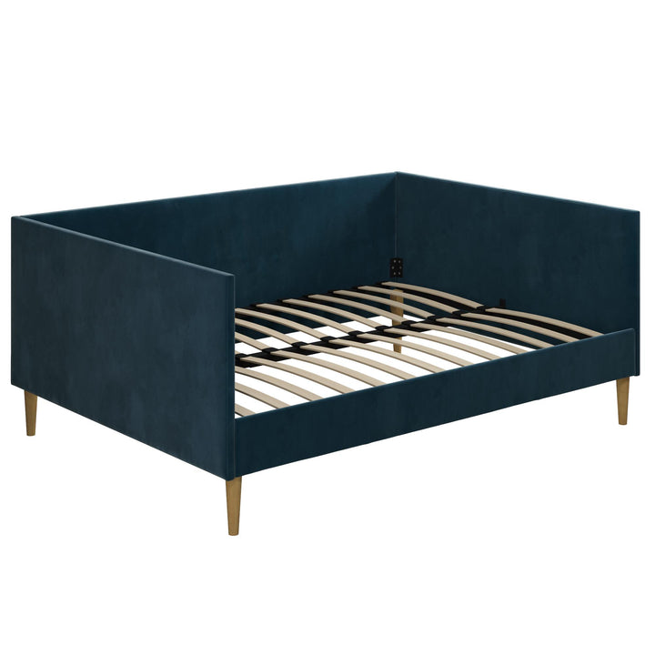 Franklin Mid Century Upholstered Daybed Contemporary Design - Blue - Full