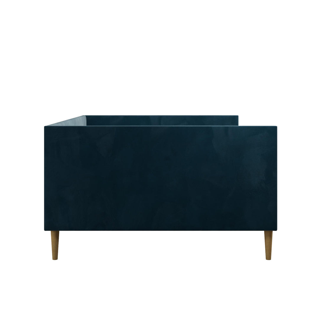 Franklin Mid Century Upholstered Daybed Contemporary Design - Blue - Full