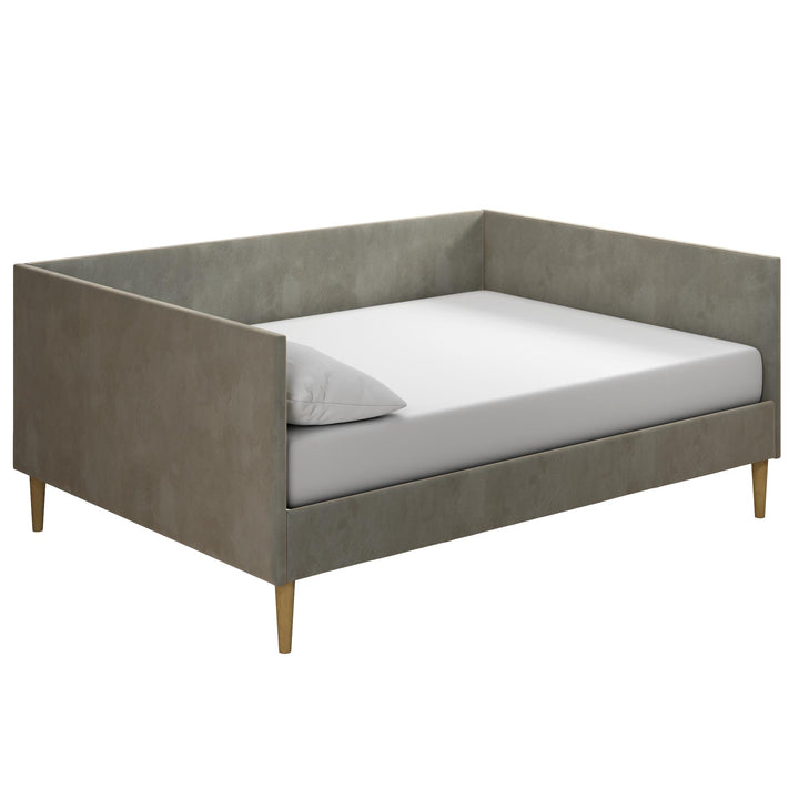 Franklin Mid Century Upholstered Daybed Contemporary Design - Gray - Full