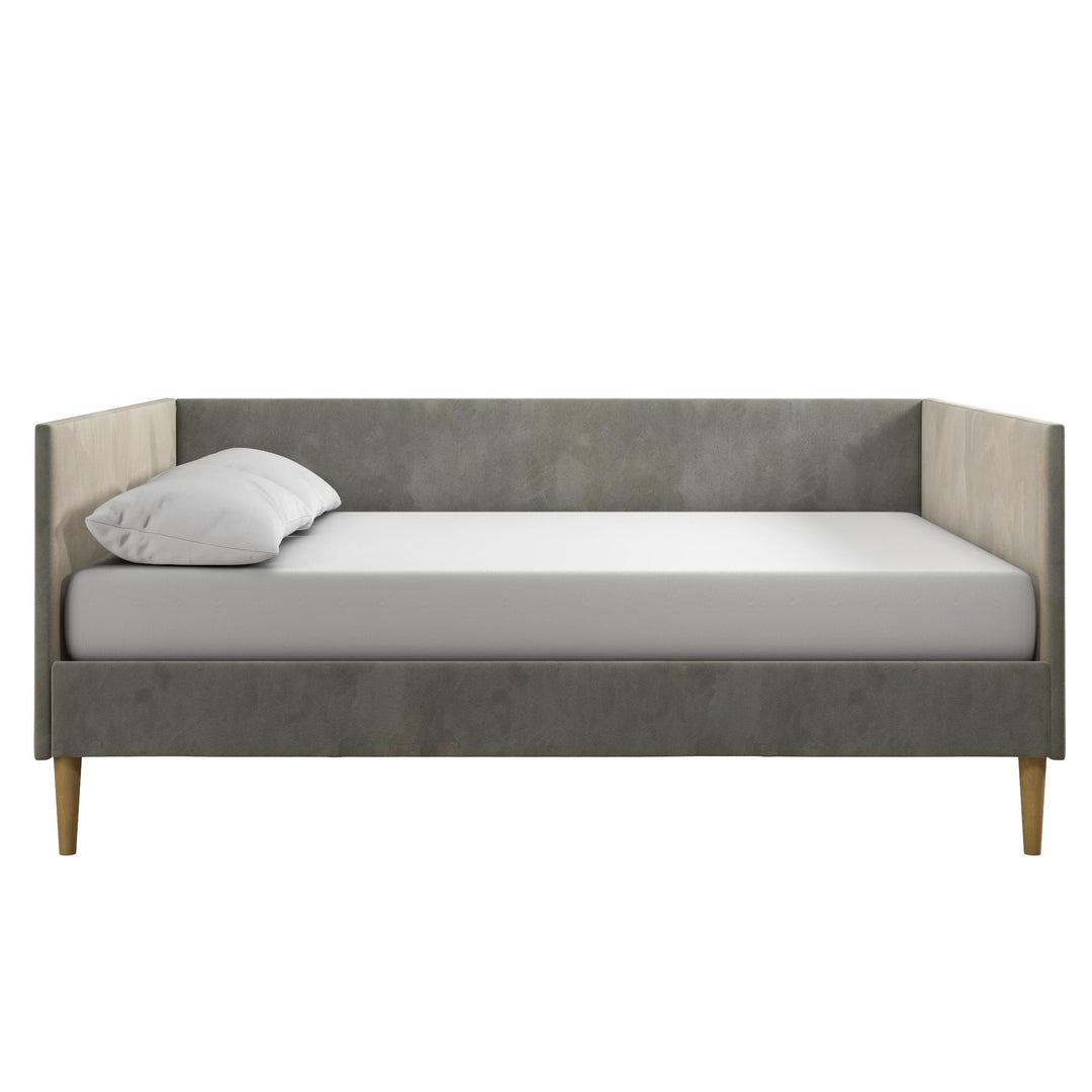 Franklin Mid Century Upholstered Daybed Contemporary Design - Gray - Full