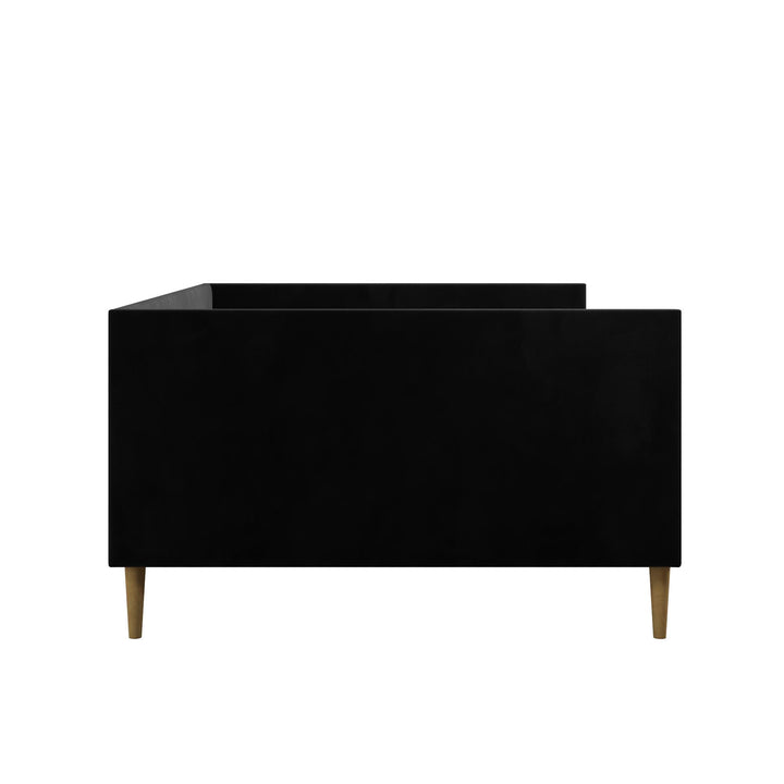 Franklin Mid Century Upholstered Daybed Contemporary Design - Black - Full