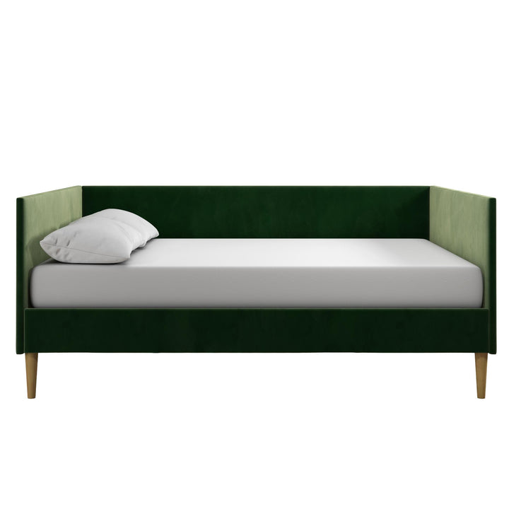 Franklin Mid Century Upholstered Daybed Contemporary Design - Green - Full