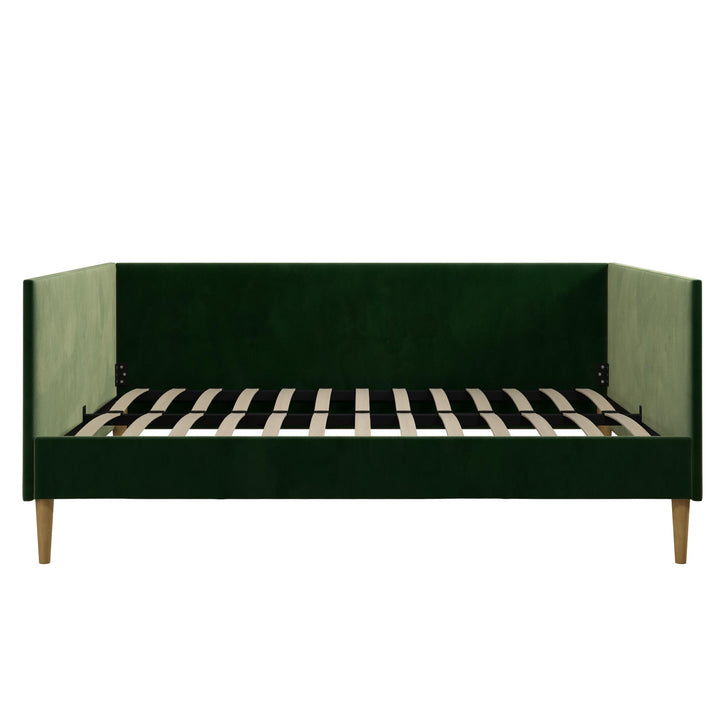 Franklin Mid Century Upholstered Daybed Contemporary Design - Green - Full