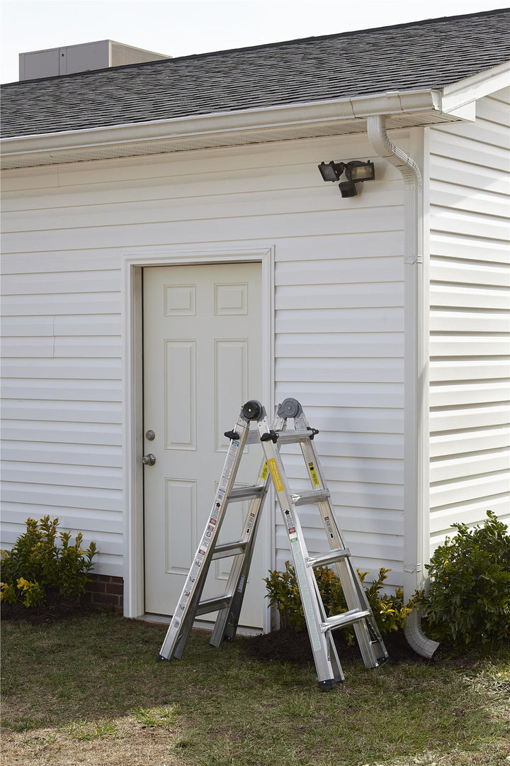 18 Foot Reach Multi-Position Ladder System - Aluminum Yellow Type 1a