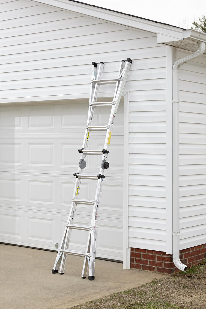 18 Foot Reach Multi-Position Ladder System - Aluminum Yellow Type 1a