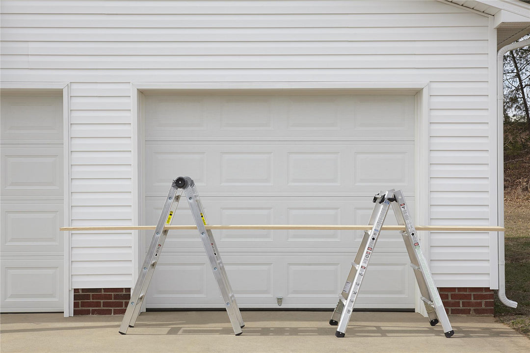18 Foot Reach Multi-Position Ladder System - Aluminum Yellow Type 1a