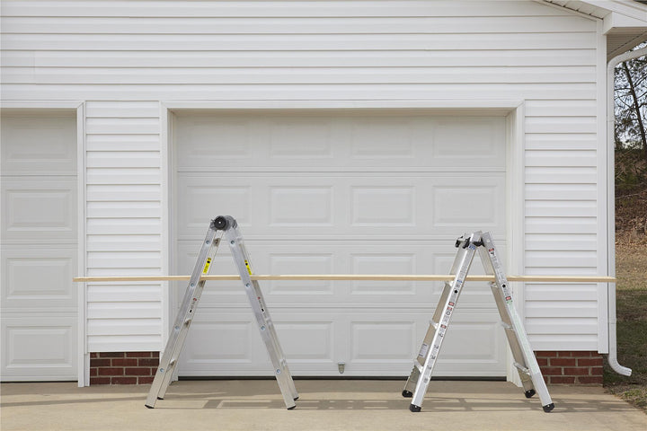 18 Foot Reach Multi-Position Ladder System - Aluminum Yellow Type 1a