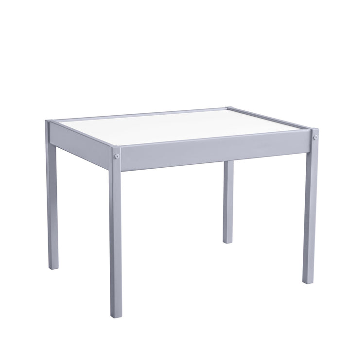 Hunter 3-Piece Kiddy Table and Chair Kids Set - Gray