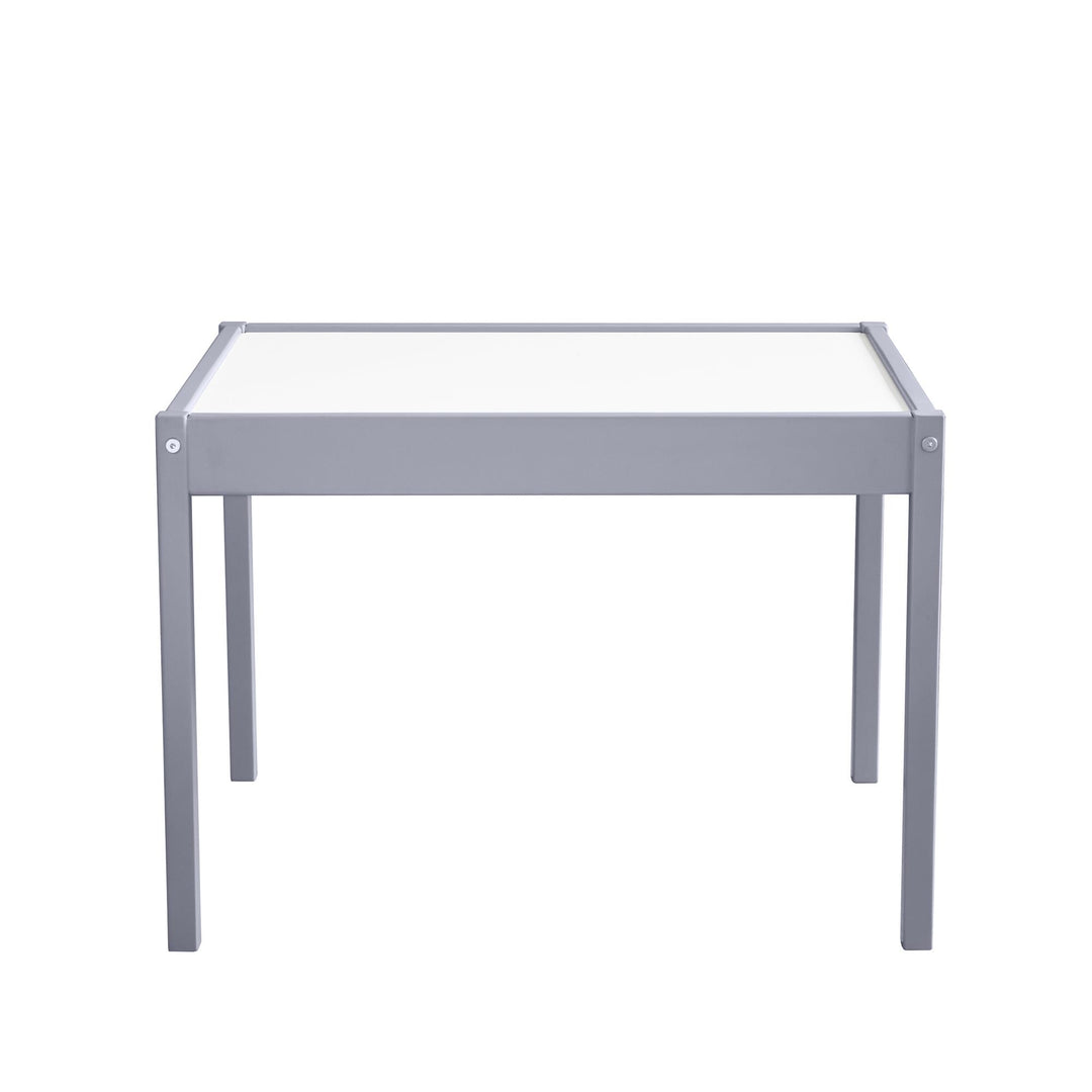 Hunter 3-Piece Kiddy Table and Chair Kids Set - Gray