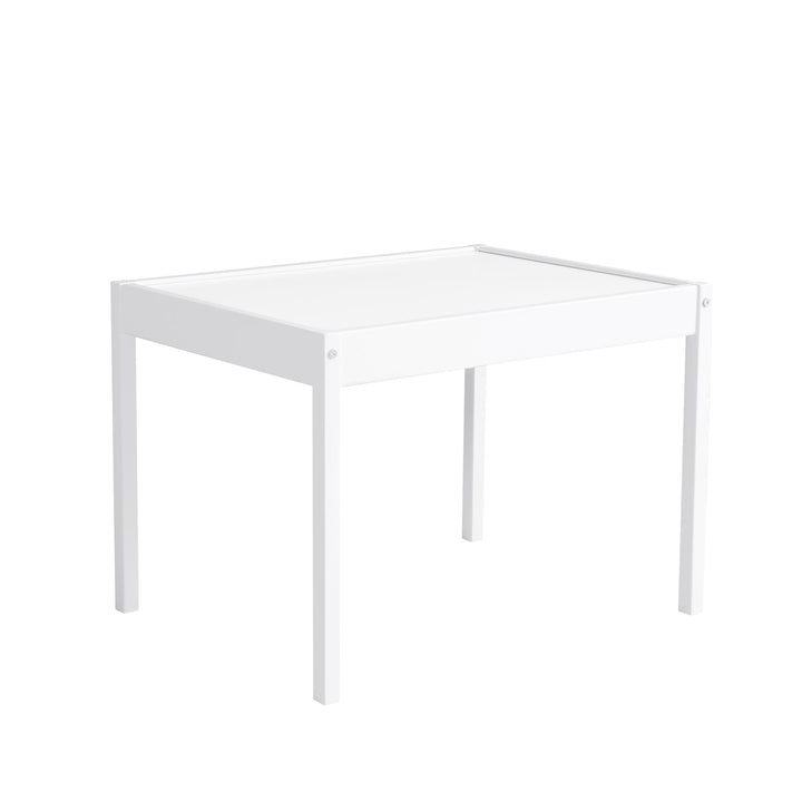 Hunter 3-Piece Kiddy Table and Chair Kids Set - White