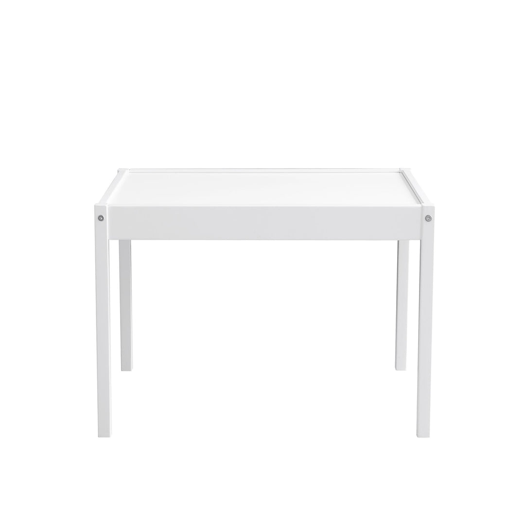 Hunter 3-Piece Kiddy Table and Chair Kids Set - White