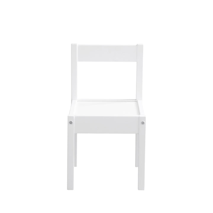 Hunter 3-Piece Kiddy Table and Chair Kids Set - White