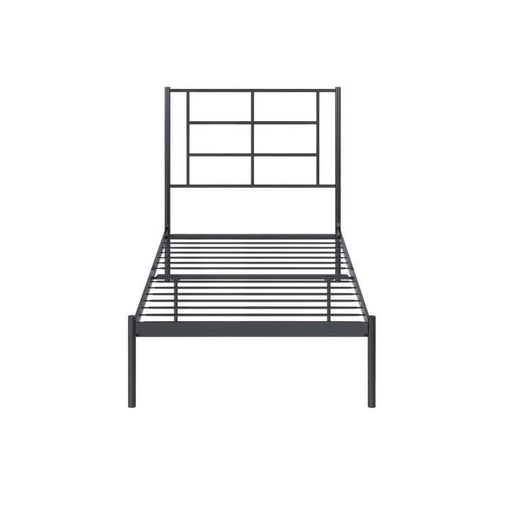 Praxis Metal Bed - Black - Twin