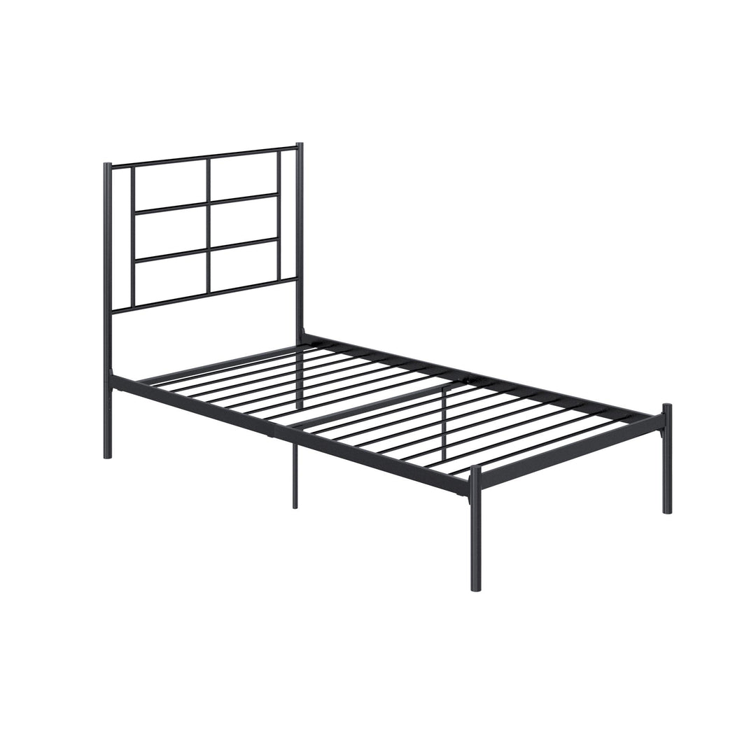 Praxis Metal Bed - Black - Twin