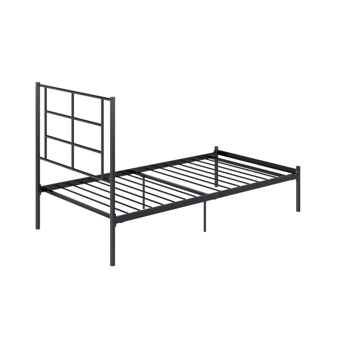 Praxis Metal Bed - Black - Twin