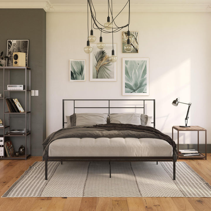 Jensen Metal Bed - Black - King