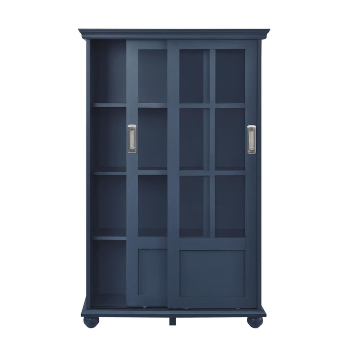 Ultimate book storage solution with Aaron Lane tall bookcase -  Blue