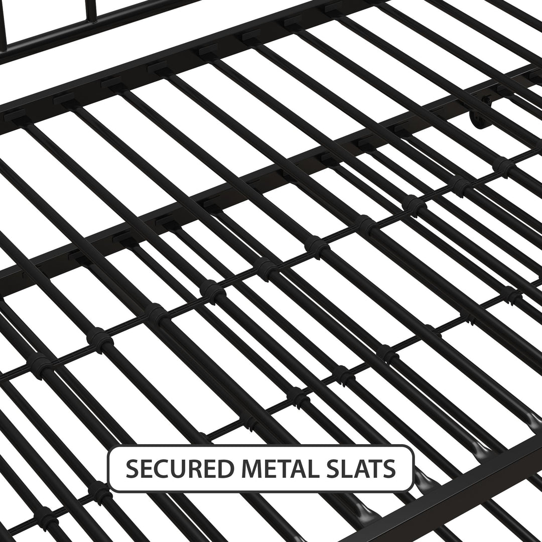 Bushwick Metal Daybed & Trundle - Black - Twin