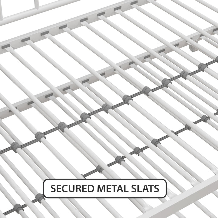 Bushwick Metal Daybed & Trundle - White - Twin