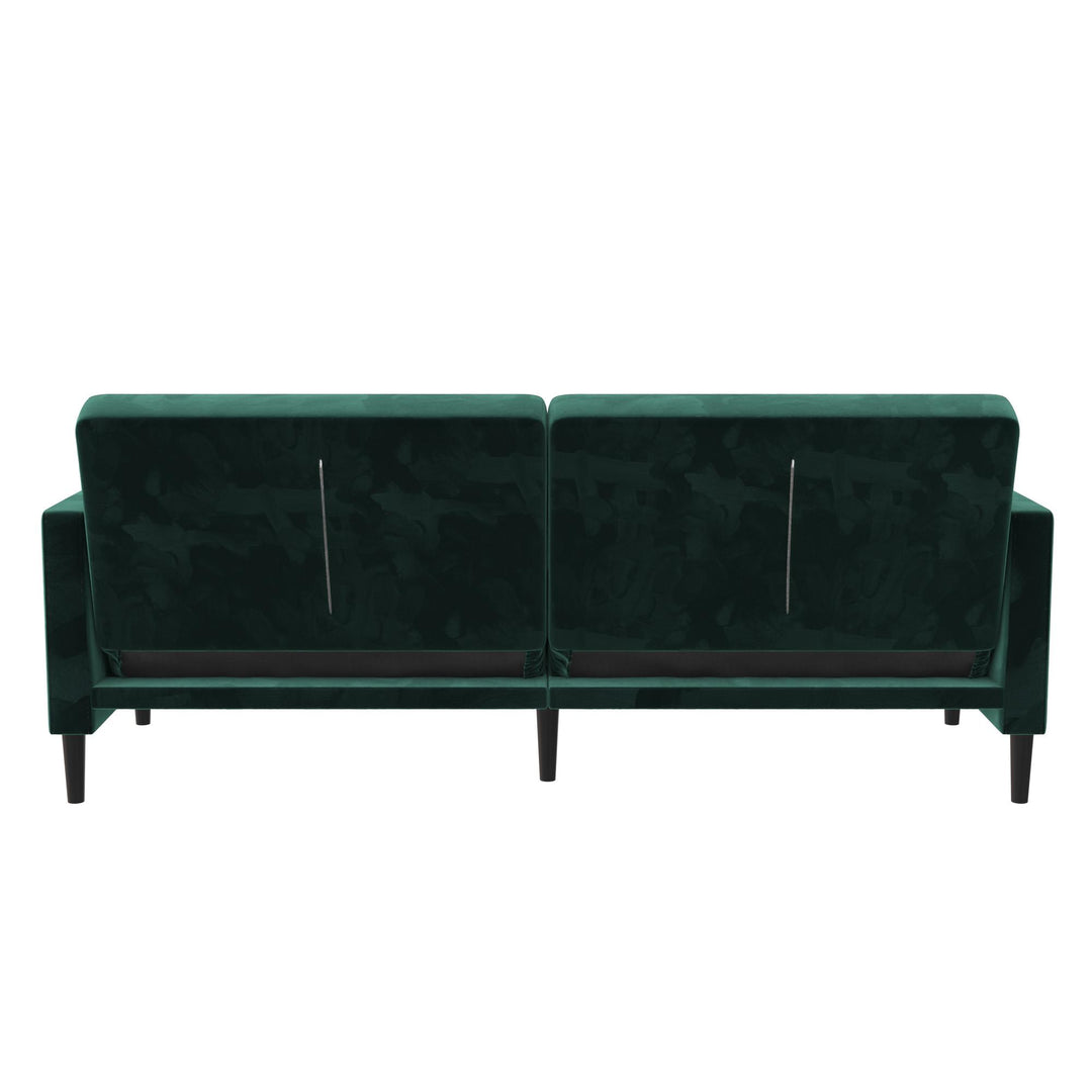 DHP Farnsworth Upholstered Futon Sofa - Green