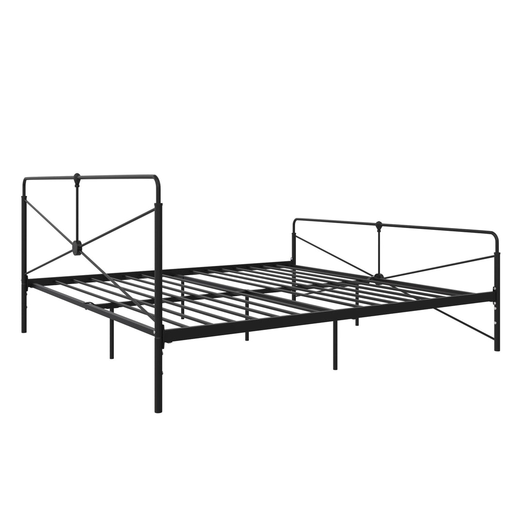 Bradford Metal Bed - Black - King