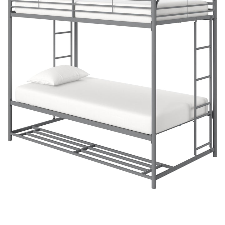 Twin bunk with integrated storage -  Silver 