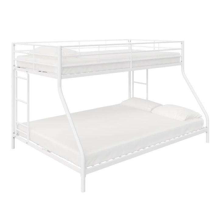twin over full size bunk beds - White - Twin-Over-Full