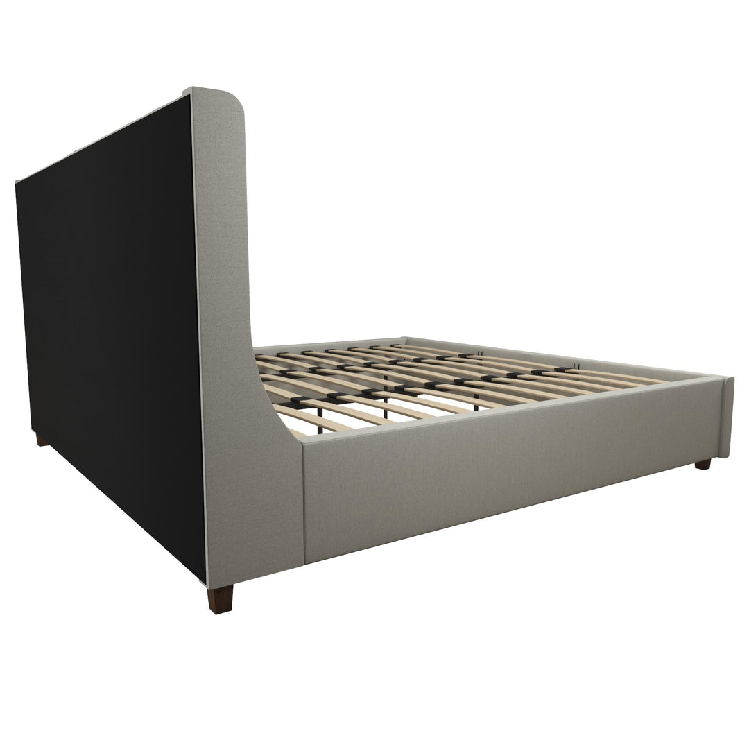 Mercer Upholstered Bed - Light Gray - King