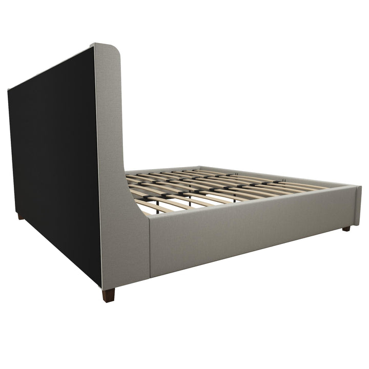 Mercer Upholstered Bed - Light Gray - King