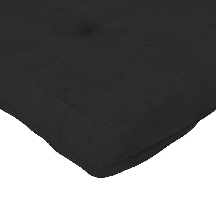 Kali 6 Inch Thermobonded High Density Polyester Fill Futon Mattress - Black - Full