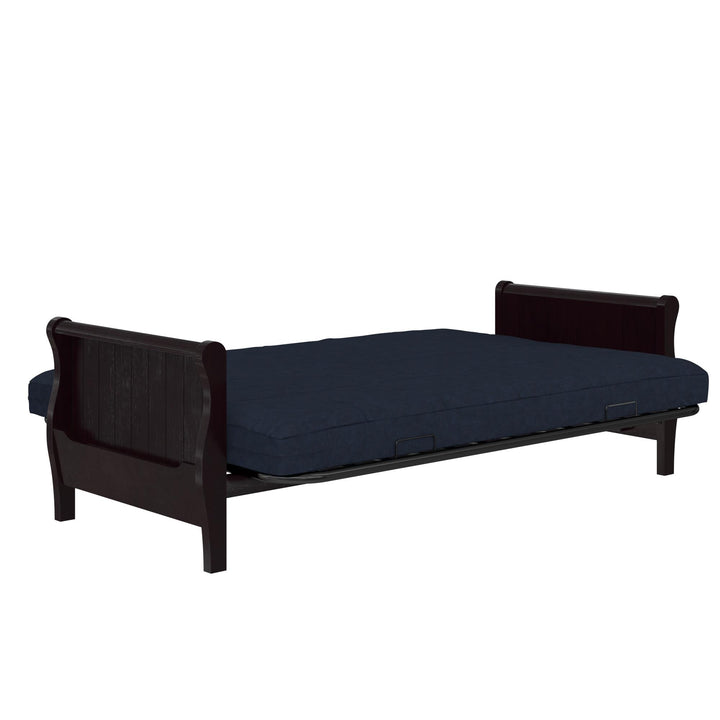 Willow 6 Inch Full Size Quilted Microfiber Futon Mattress - Blue - Full